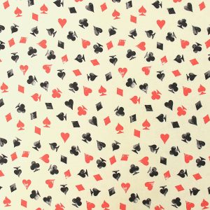 Playing Card Icons Super Snuggle Flannel Fabric