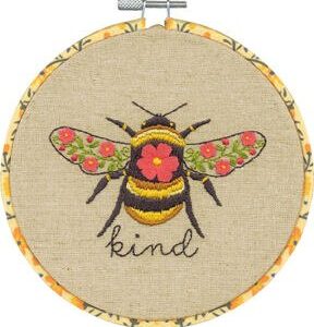 Dimensions 6 Bee Kind Embroidery Kit