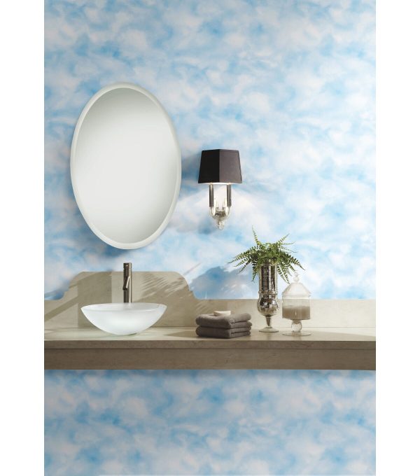 RoomMates Wallpaper Blue Cloud - Image 3