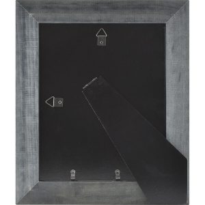 8 x 10 Distressed Black Wood Tabletop Picture Frame