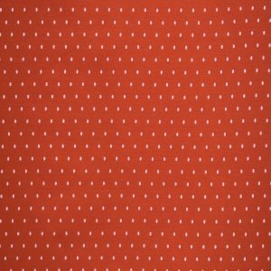 White Pin Dots on Red Orange Quilt Cotton Fabric by Quilter s Showcase