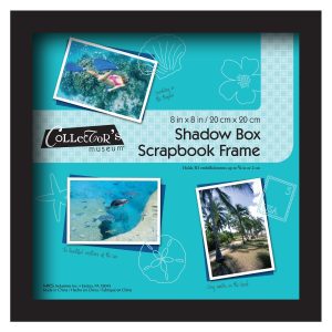Collector s Museum 8 x 8 Black Shadow Bo x Scrapbook Frame