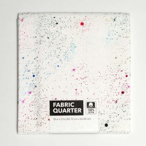 18 x 20 Hologram Glitter Cotton Fabric Quarter 1pc by Keepsake Calico