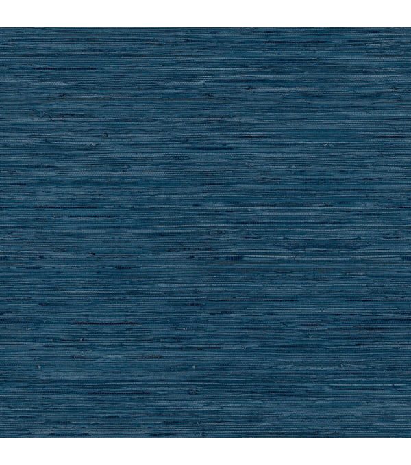 RoomMates Wallpaper Blue Grasscloth