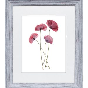 BP 16 20 Distressed Blue Wash Wall Photo Frame