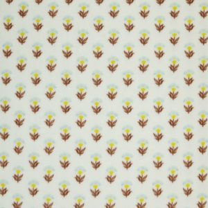 Blue Ditsy Anti Pill Plush Fleece Fabric