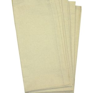 Stitch  em Up 20 x 20 Natural Dinner Napkin Embroidery Fabric 4pk