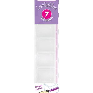 Craft Mates 3XL Plastic 7 Compartment Locking Caddy