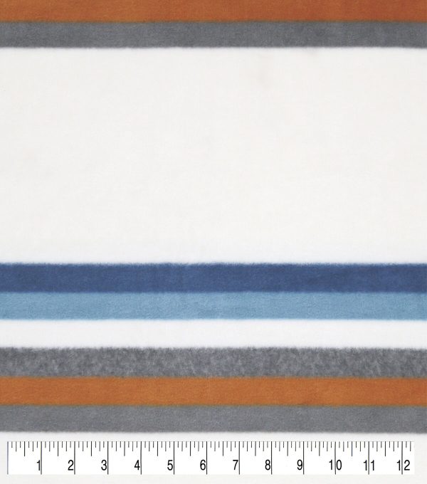 Southwest Stripes Luxe Fleece Fabric - Image 2