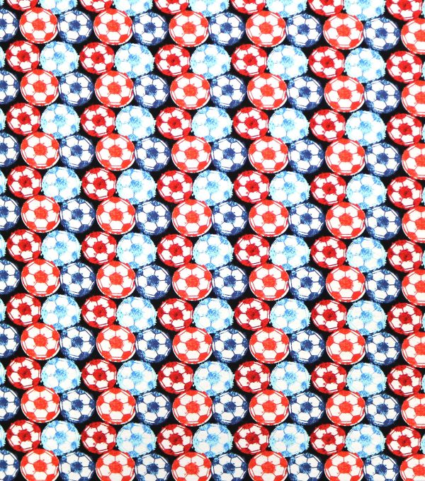 Soccer Balls Super Snuggle Flannel Fabric - Image 2