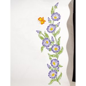 Tobin 30 x 20 Morning Glories Stamped Embroidery Pillowcases 2pk