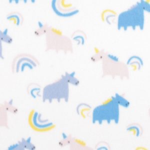Rainbows And Unicorns Blizzard Fleece Fabric