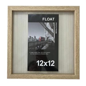 Innovative Creations 12 x 12 Natural Wood Floating Frame