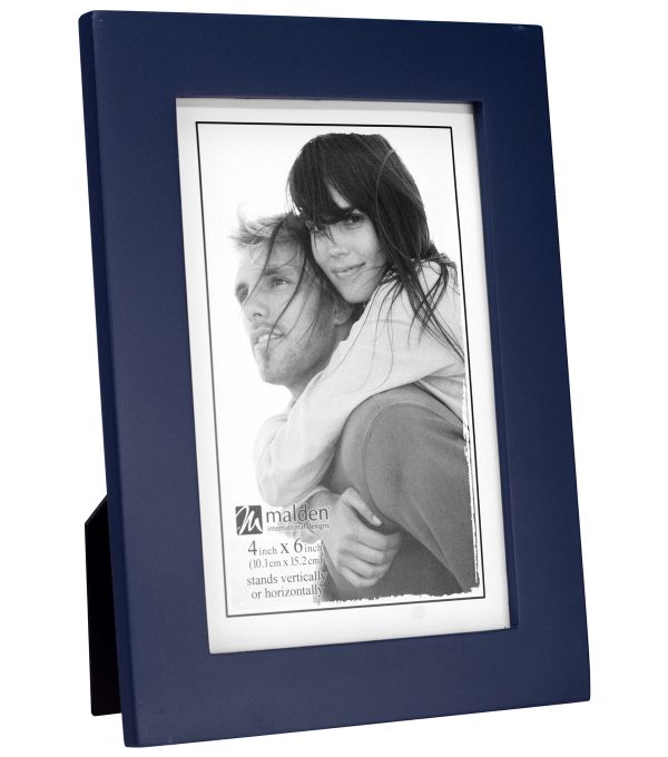 Malden Blue Linear Tabletop   Wall Picture Frame - Image 3