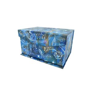 8 Blue Exotic Elegance Fliptop Box by Hudson 43