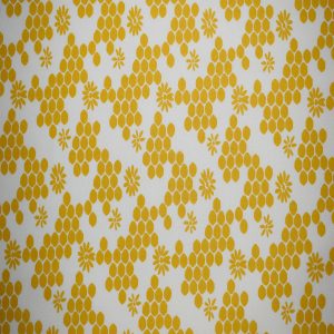 Honeycomb on White Quilt Cotton Fabric by Quilter s Showcase