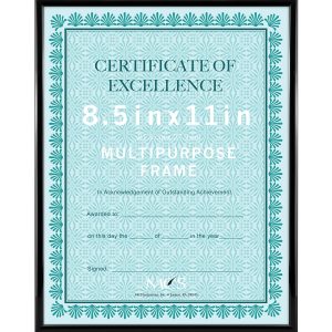 MCS Industries Multipurpose Frame 8.5  x 11  Black