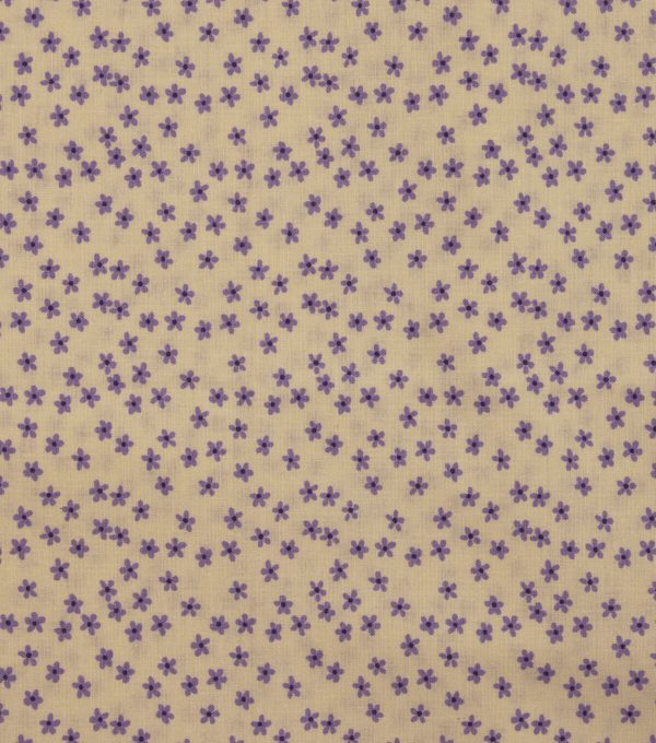 Purple Floral Cotton Fabric by Keepsake Calico