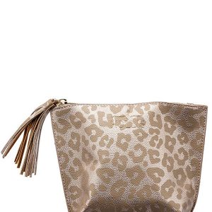 Vegan Leather Leopard Print Holy Chic Toiletry Bag