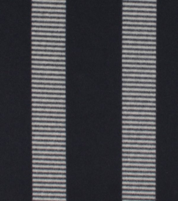 Black   White Stripe Blizzard Fleece Fabric