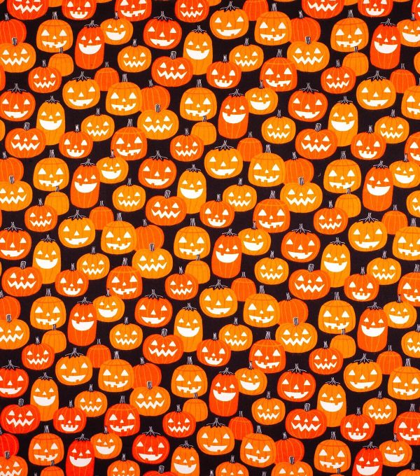 Pumpkin Super Snuggle Flannel Fabric - Image 2