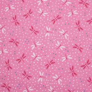 Dragonfly Pink Super Snuggle Flannel Fabric