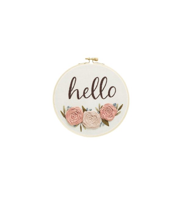 Leisure Arts 6 Hello Embroidery Kit - Image 2