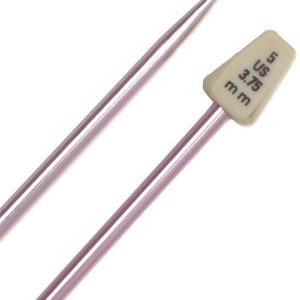 Susan Bates 10 Single Point Size 5 Silvalume Knitting Needle Set