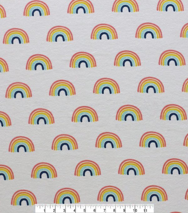 POP! Rainbow Super Snuggle Flannel Fabric - Image 2
