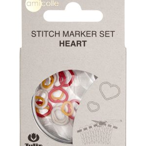 Tulip Stitch Markers Yellow Small Red Medium White Large