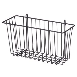 Honey Can Do 13 x 8 Black Wire Accessory Basket