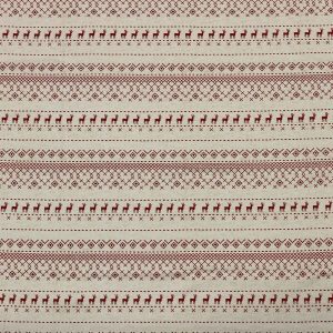 Red Fair Isle Super Snuggle Christmas Flannel Fabric