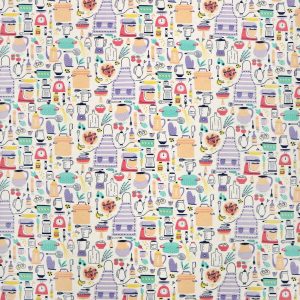 Cooking Icons Super Snuggle Flannel Fabric