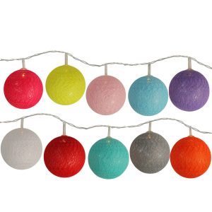 Northlight 10-Count Multi-Color Ball LED String Lights