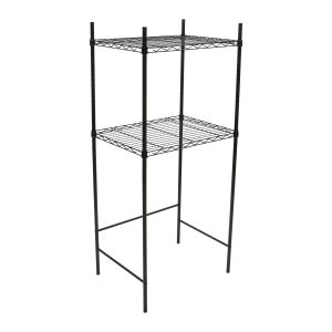 Organize It All 53 Black Fridge   Microwave Stand