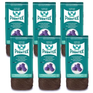 Phentex Slipper   Craft 164yds Worsted Olefin Yarn 6 Bundle