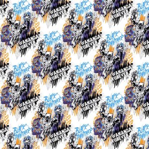 Black Panther Wakanda Grafitti Cotton Fabric