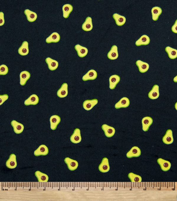 Tossed Avocado Super Snuggle Flannel Fabric - Image 2