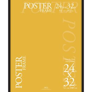MCS 24 x 32 Plastic Black Gallery Poster Frame