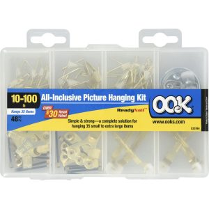 Ook 48pc ReadyNail Medium Picturing Hanging Kit in Plastic Case