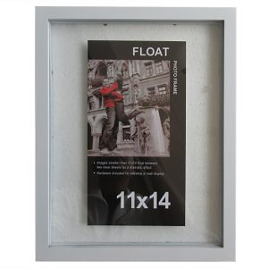 Innovative Creations 11 14 White Wood Float Photo Frame