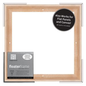 Ampersand Art Floaterframes Thin Edge 12 12 Maple
