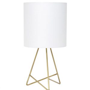 All The Rages Down to the Wire Table Lamp with Fabric Shade