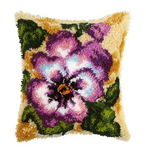 Orchidea 16 Pansy Latch Hook Canvas Kit 4086