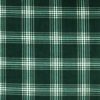 White   Green Plaid Anti Pill Fleece Fabric