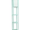 All The Rages Floor Lamp Shelf 2 USB Charging Ports and Charging Outlet