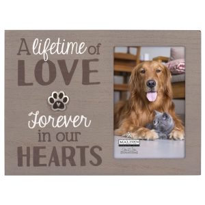 Malden 4 x 6 Brown Pet Remembrance Tabletop Picture Frame