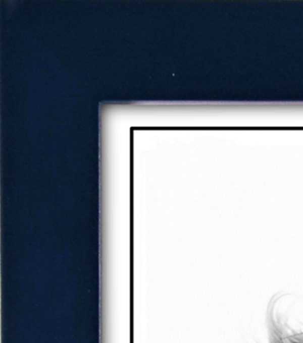 Malden Blue Linear Tabletop   Wall Picture Frame - Image 2