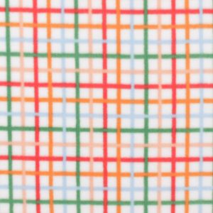 Blue Grid Plaid Anti Pill Plush Fleece Fabric