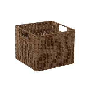 Honey Can Do 12 x 13 Brown Paper Rope Storage Basket